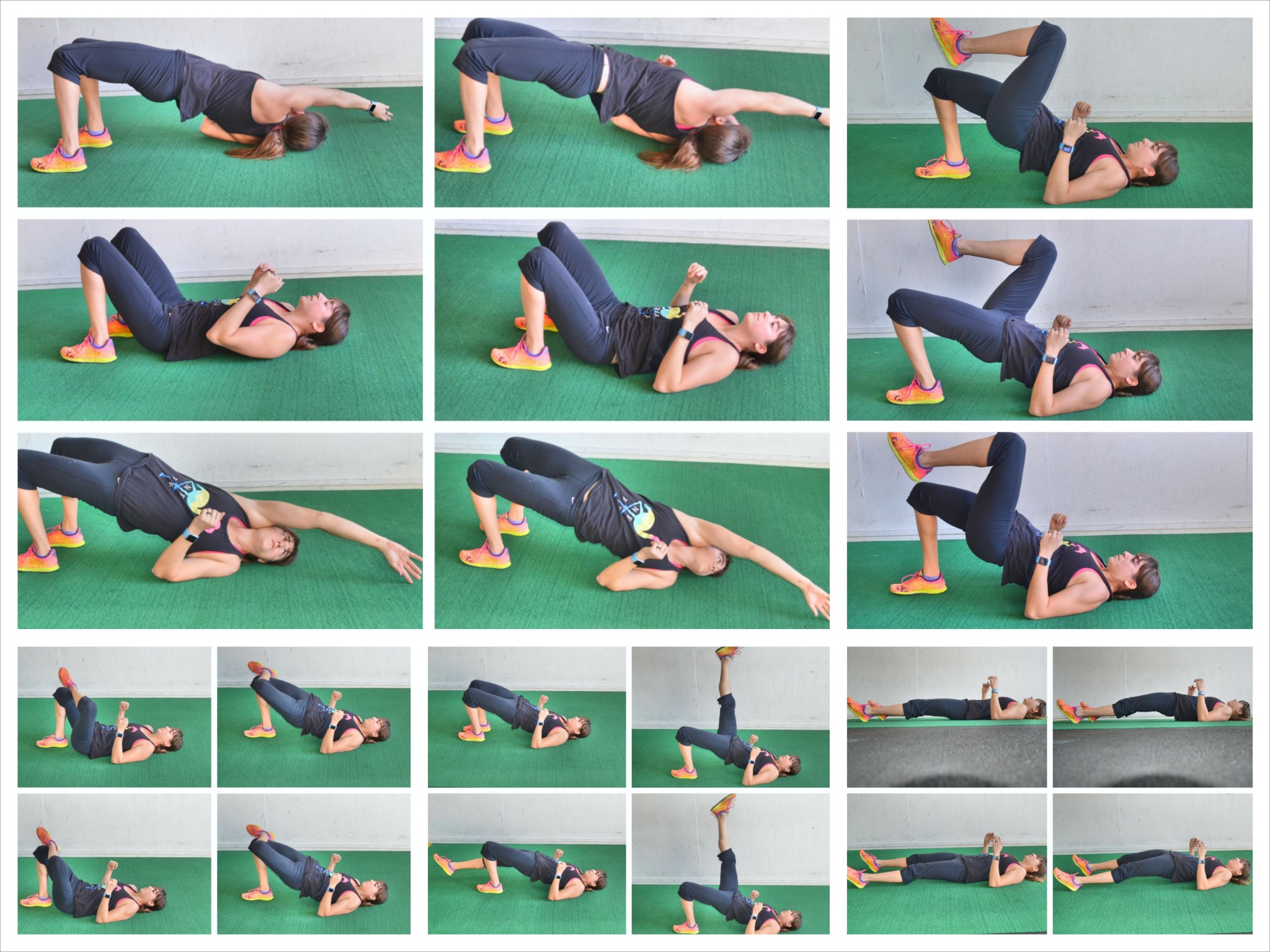 glute bridge variations