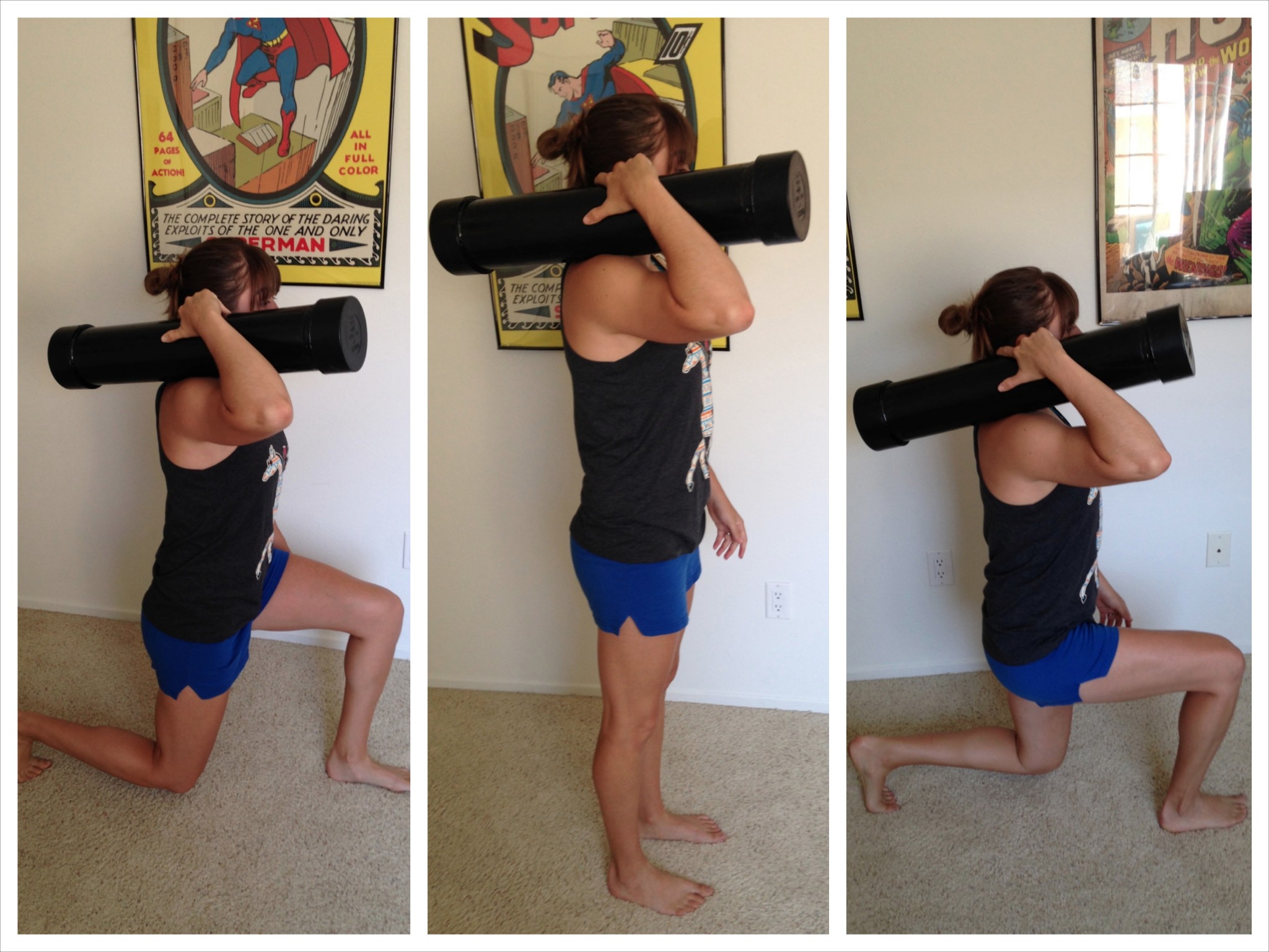 slosh pipe shouldered lunge