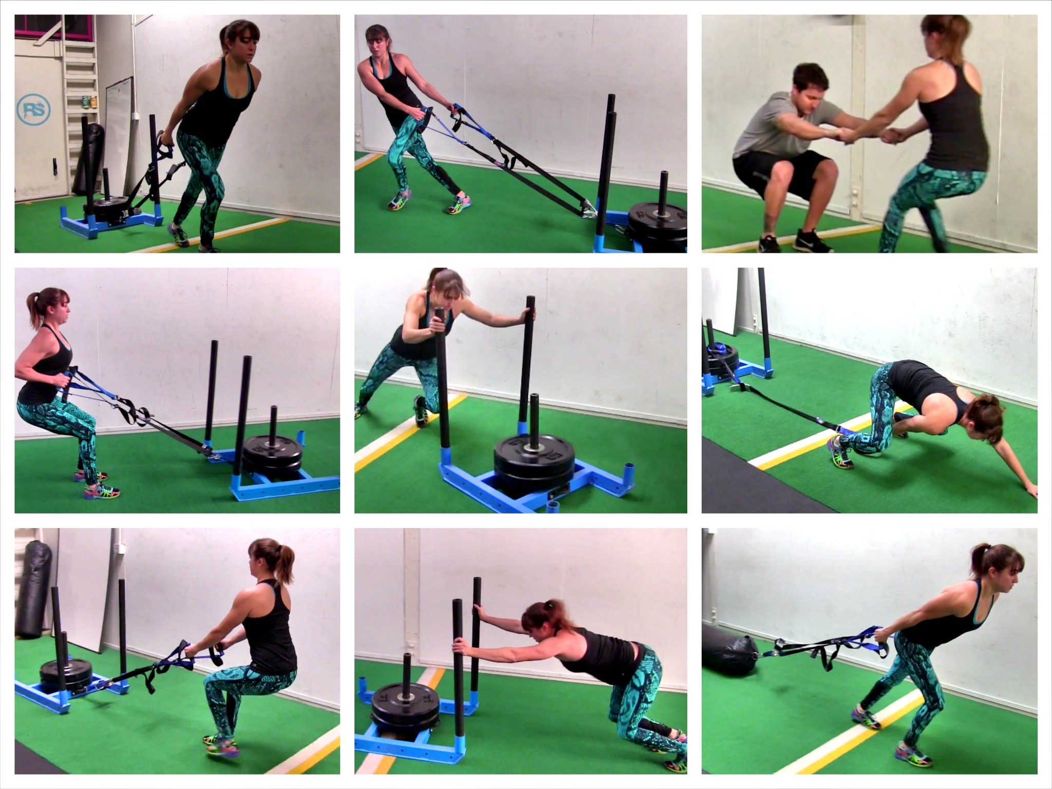 Sled Workouts – Exercises Using The Sled and Sled Variations