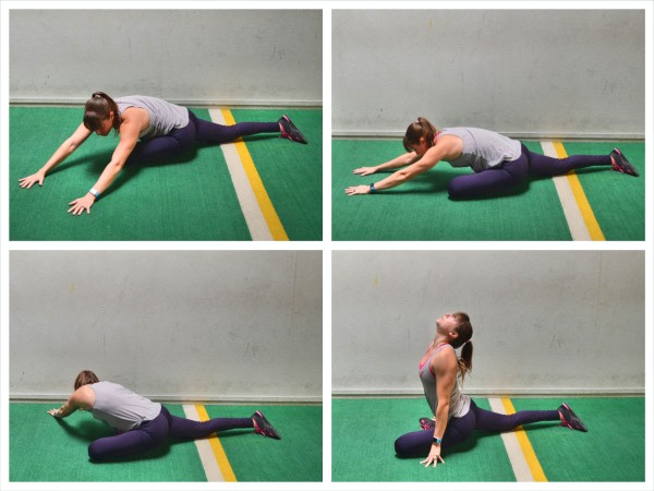 pigeon pose circles