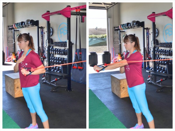 single arm press