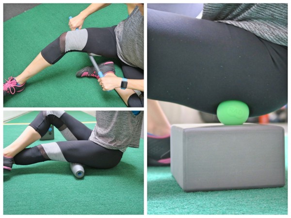 hamstring foam rolling