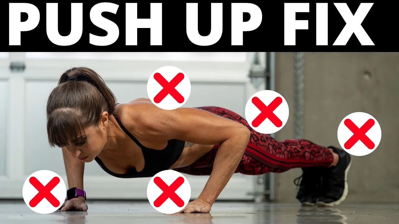 push up form cues