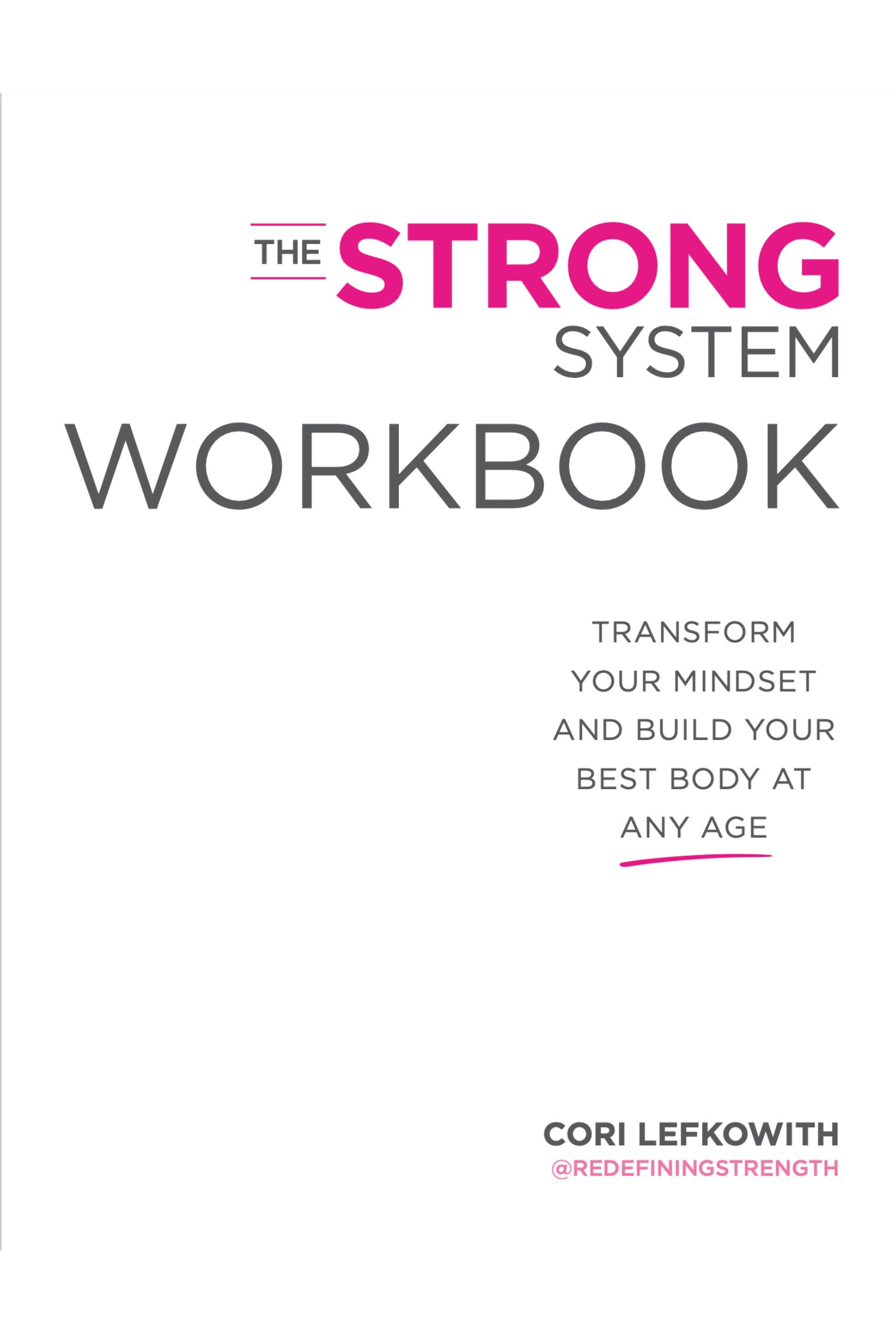 strong sytem workbook